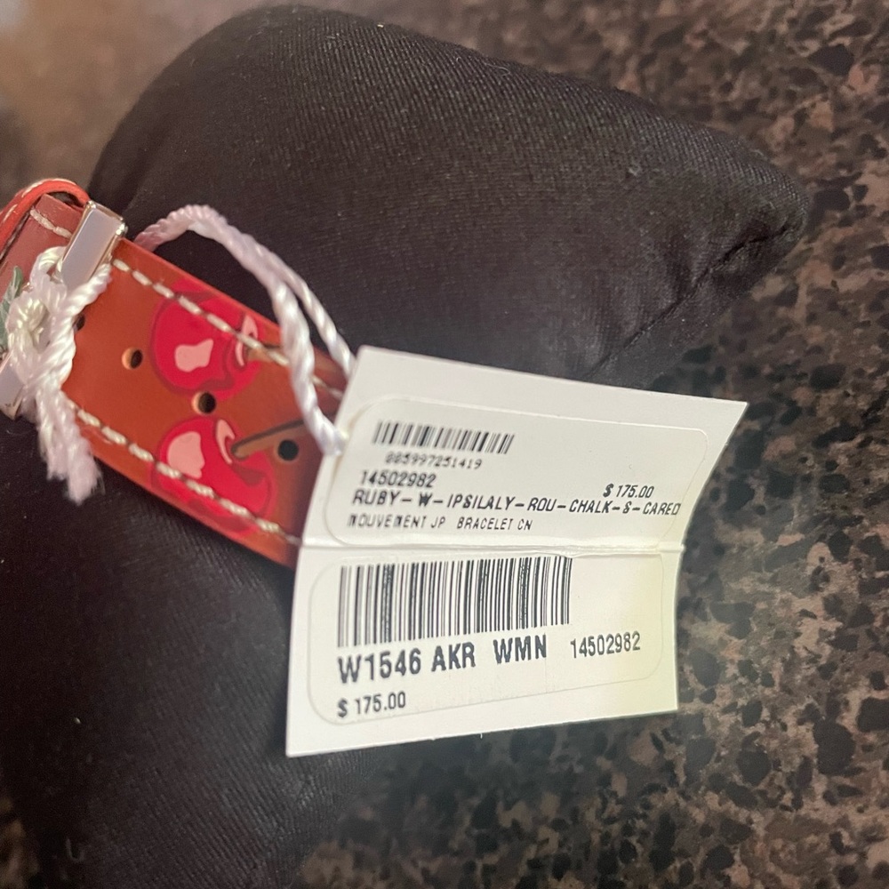 Coach Pink and Red Strap Watch - Picture 2 of 3